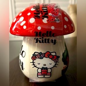 Hello Kitty Mushroom Ceramic Mug - NEW